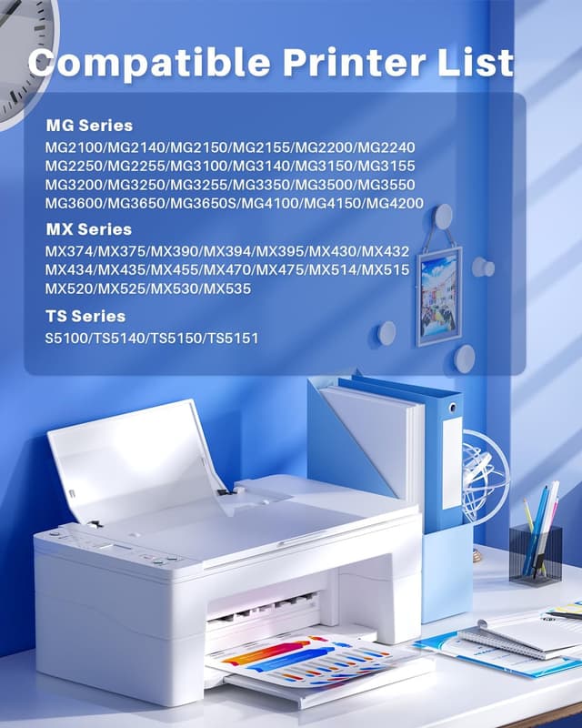 Detalle de INK4U 540XL 541XL Druckerpatronen 660 Seiten 🖨