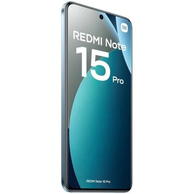 Detalle de Xiaomi Redmi Note 15 Pro 4G 8GB/256GB azul glaciar con pantalla AMOLED curva de 6,77 pulgadas