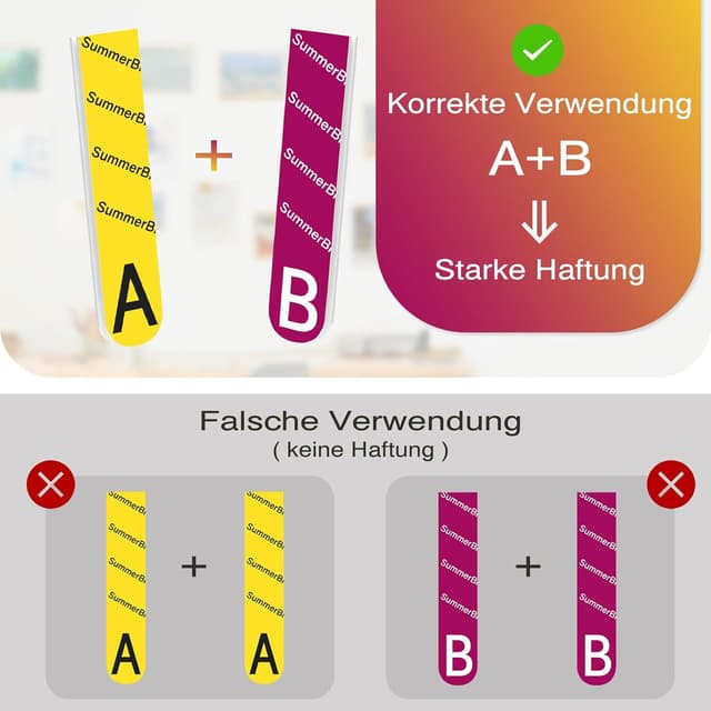 Detalle de Summerbrite XL Klebestreifen 40 Streifen