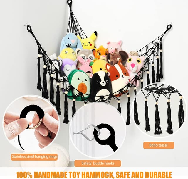 Thumbnail 4 de Hamac en peluche pour animaux avec filet de rangement