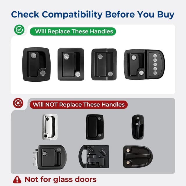Detalle 2 de ONNAIS RV Keyless Entry Lock 100 ft ๐
