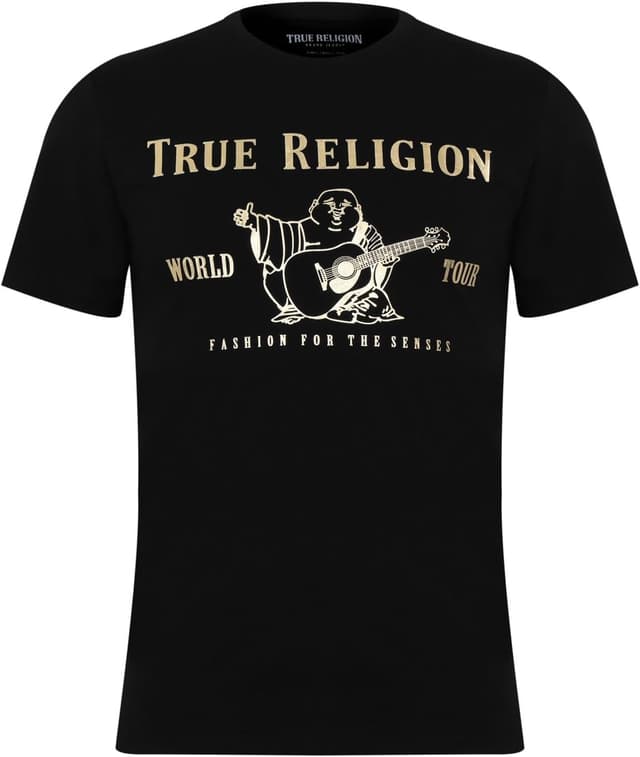Detalle de True Religion T-shirt manches courtes Bouddha métallique pour homme