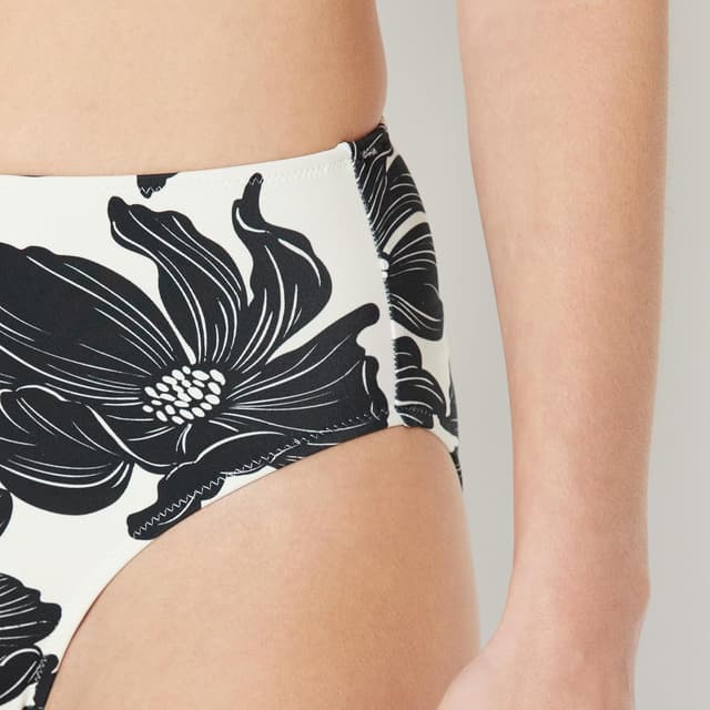 Detalle 2 de Amazon Essentials Femme – bas de bikini échancré taille haute