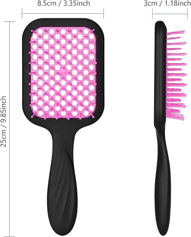 Thumbnail 6 de SHINLEA Brosse démêlante ventilée pour cheveux secs et mouillés – Rose