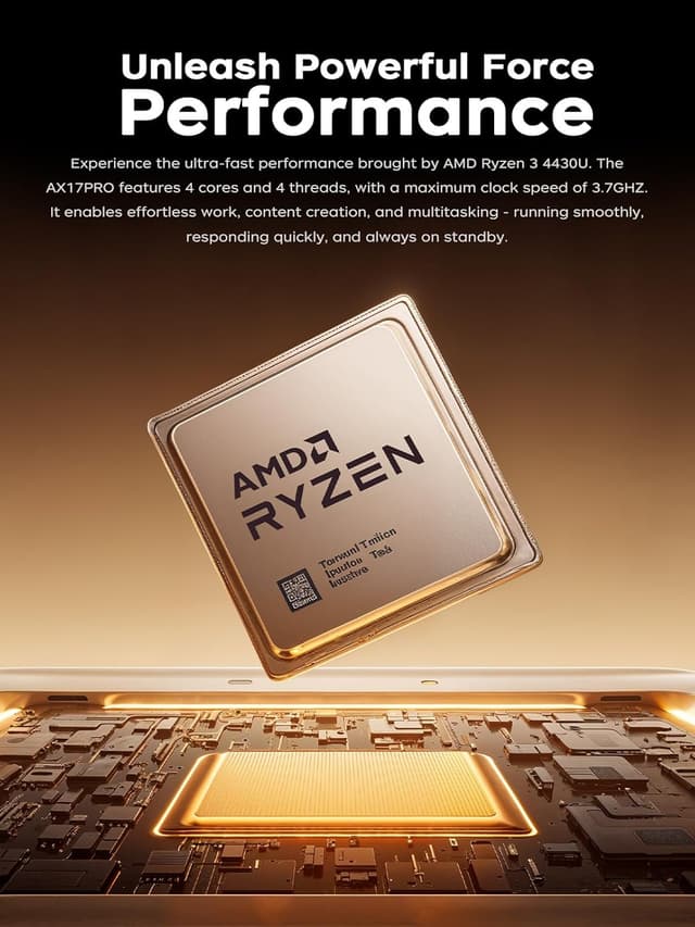 Detalle 2 de KAIGERR AX17PRO 17.3-inch Ryzen 3 Laptop