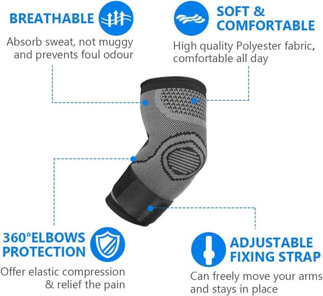 Imagen de ACWOO Coudière Tendinite Noir L en OfertitasTOP