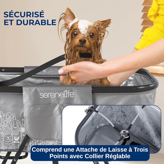 Thumbnail 4 de SereneLife Baignoire pliable chiens 130 lb