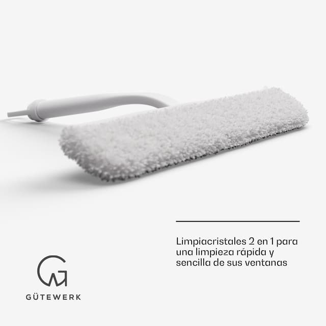 Thumbnail 1 de Gütewerk Rasqueta y Trapo 2 en 1 para Cristales y Mamparas
