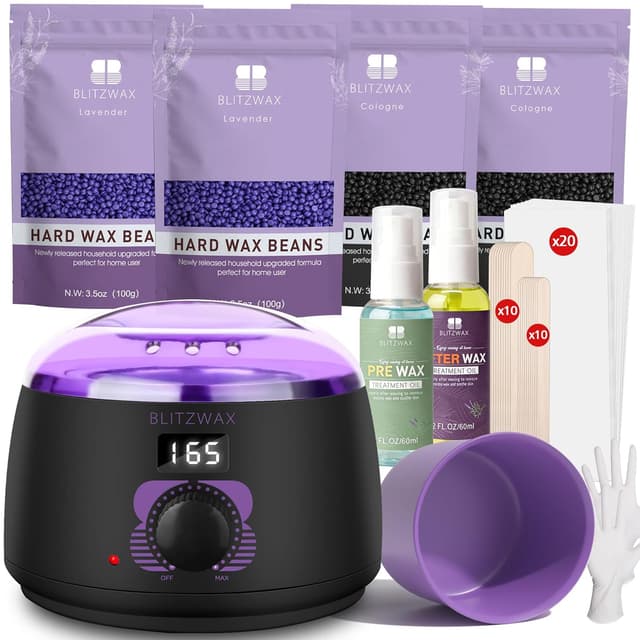 Detalle de BLITZWAX Brazilian and Bikini Waxing Kit 51 pcs