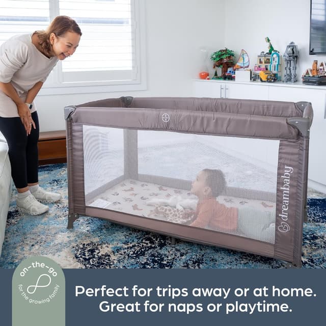 Thumbnail 1 de Dreambaby Quest Travel Cot 120x60