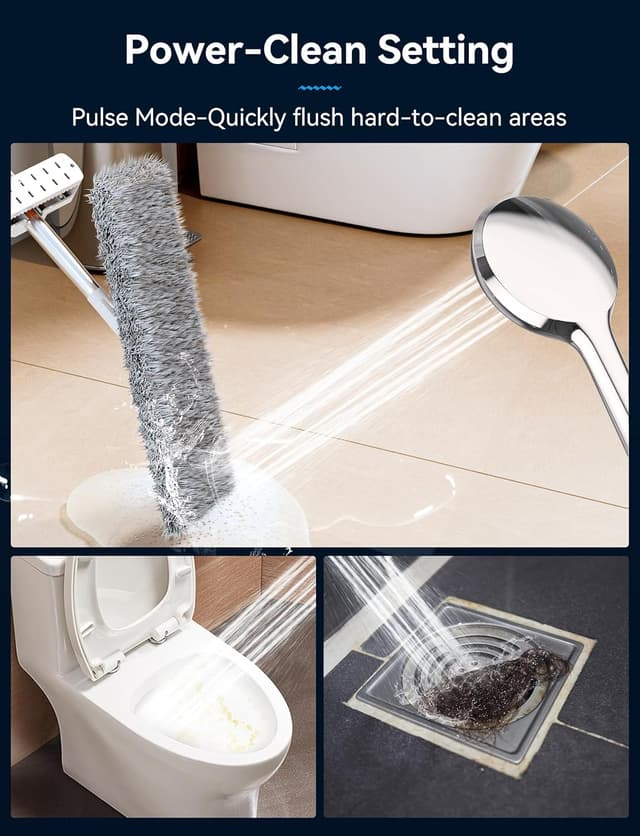 Detalle 2 de Magichome Pro High Pressure Shower Head with 9 Spray Modes (Chrome, G1/2)