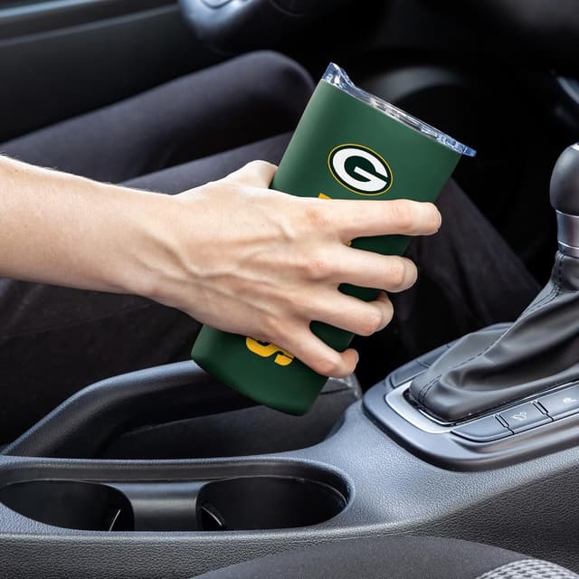 Detalle de Rico Industries NFL Football Soft Touch Easy Grip Tumbler (18oz)