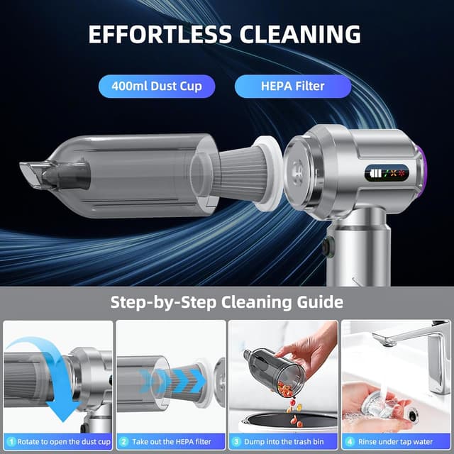 Detalle de Kimdog 22000PA handheld vacuum