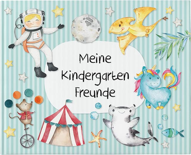 Imagen de Papierdrachen Freundebuch Türkis 27 Freunde en OfertitasTOP