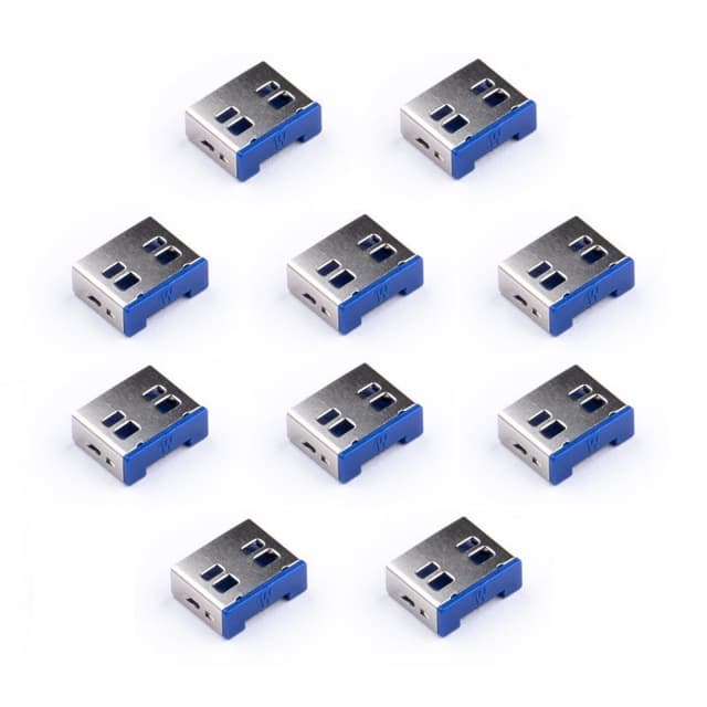 Imagen de Smart Keeper Pack 10 bloqueos para puertos USB azul 🔒 en OfertitasTOP