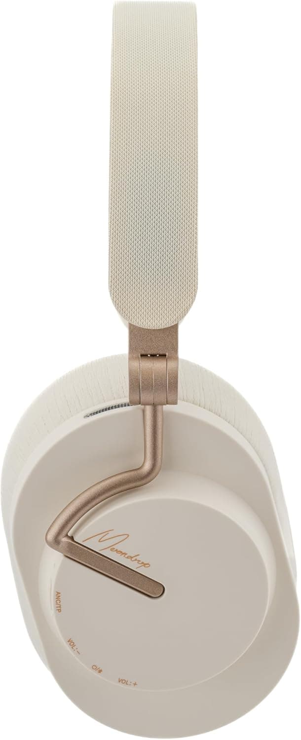 Detalle de Moondrop Edge Full-Scene Immersive Series wireless ANC headphone (Creamy White)