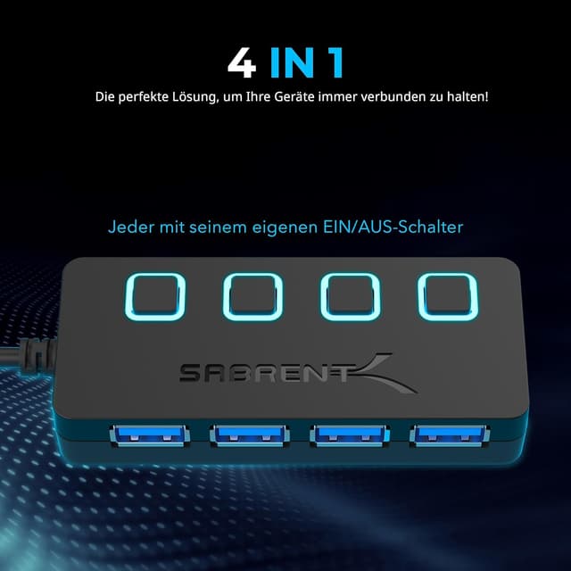 Thumbnail 4 de SABRENT HB-UM43 USB Hub 5 Gbps