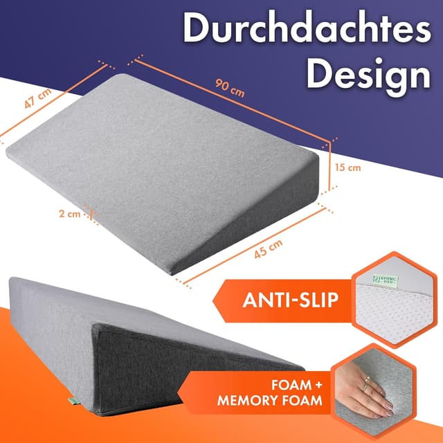 Thumbnail 3 de DYNMC you Keilkissen Bett für ruhige Nächte & Magenberuhigung – Matratzenkeil und Rückenkissen