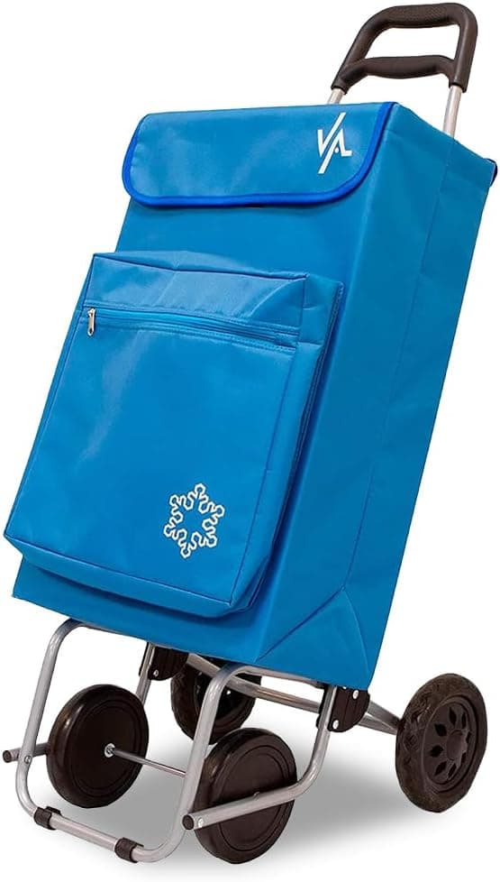 Imagen de Amig Einkaufstrolley 4-Räder Blau 48L en OfertitasTOP