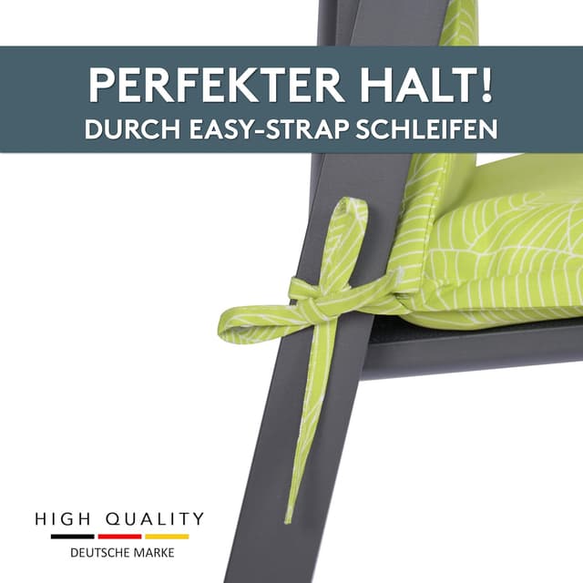 Thumbnail 3 de LILENO HOME Tumbona enrollable con cojín en hojas verdes ☀