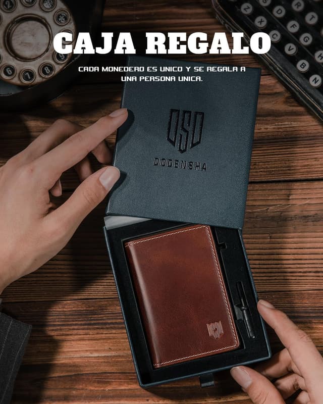 Thumbnail 7 de DODENSHA MagSnap Cartera Slim para Hombre con RFID y Monedas 😊