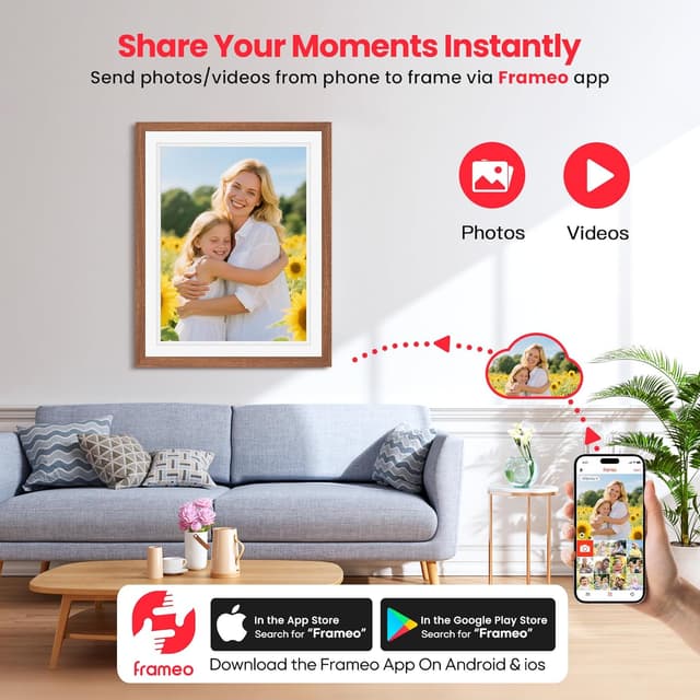 Detalle de Frameo 15 Inch WiFi Digital Photo Frame