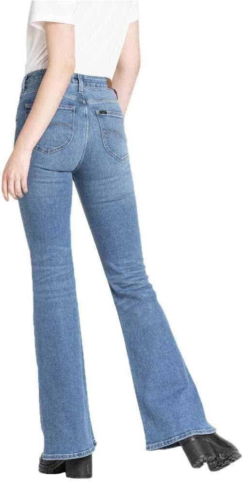Detalle 2 de Lee Legendary Damen Jeans mittelhoher Bund