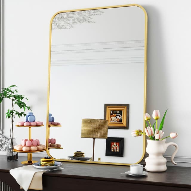 Thumbnail 5 de Koonmi Morden miroir mural doré 61 x 91 cm