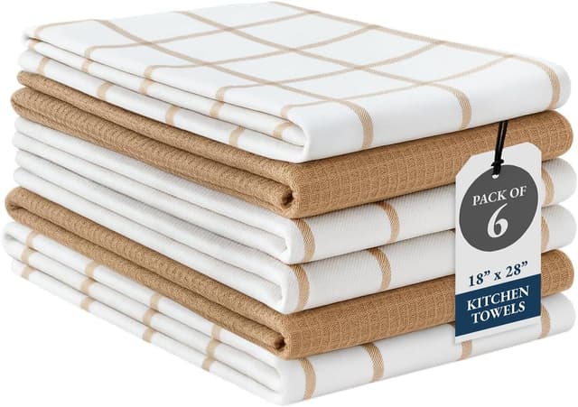 Imagen de LANE LINEN Tea Towels Set 18x28 6 Pack en OfertitasTOP
