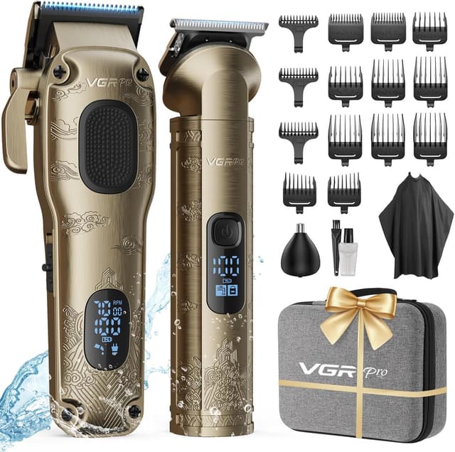 Detalle de Vgrpro Hair Clippers Professional USB Rechargeable 1️⃣