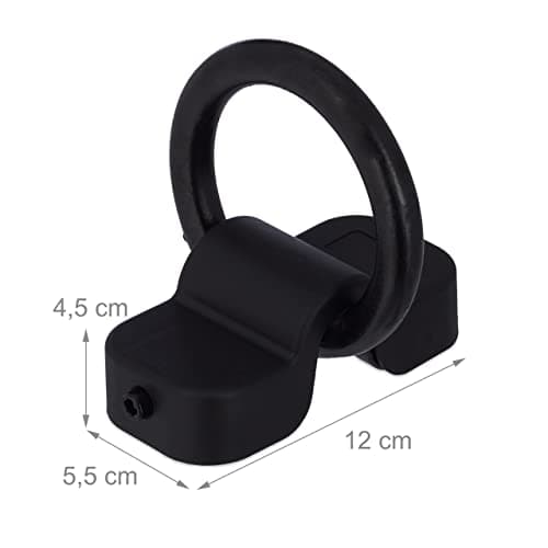 Detalle de Relaxdays Gancho anclaje para bicicleta 14 mm