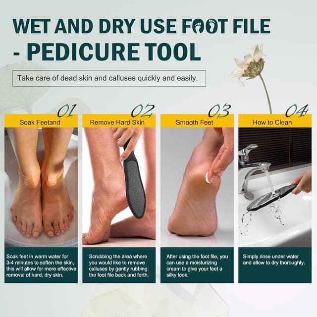 Thumbnail 5 de FVION Double-Sided Nano Glass Foot File for Callus Remover 🦶
