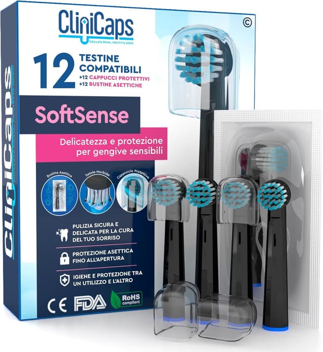 Detalle de Compatibile Oral‑B Testine morbide 12 pezzi 🪥