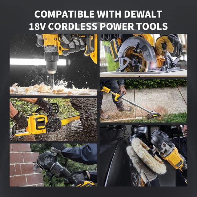 Thumbnail 6 de Dewalt 18V 5500mAh Replacement Battery 2-Pack