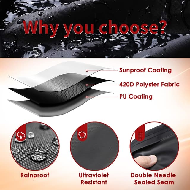 Thumbnail 3 de GARPROVM Funda para Barbacoa Impermeable 🛡