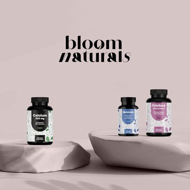 Thumbnail 6 de Bloom Naturals Calcium Tabletten 800 mg