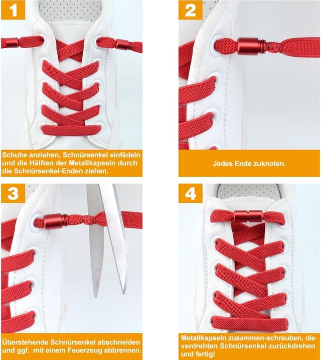 Thumbnail 5 de RJ-Sport Schnürsenkel 2 Paar elastisch