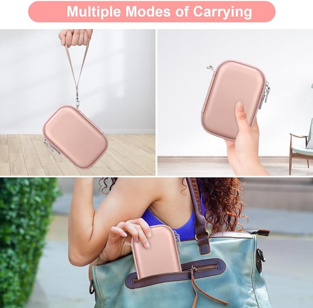 Detalle de Canboc Carrying Case for Canon Zoemini 2 compact photo printer (Rose Gold)