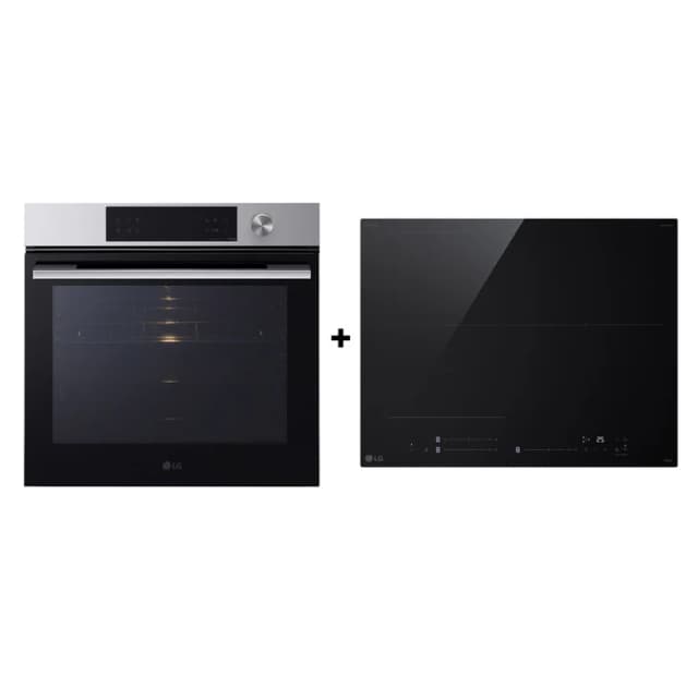 Detalle de LG WSCB7512 Set: Horno 76 L, freidora y placa 59 cm 🍽