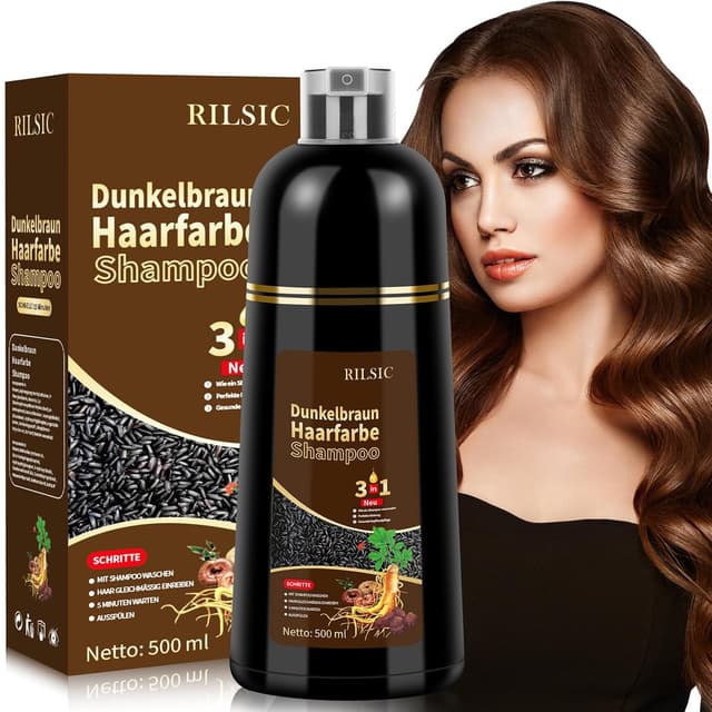 Thumbnail 6 de Brown Hair Dye Shampoo 3in1 500 ml