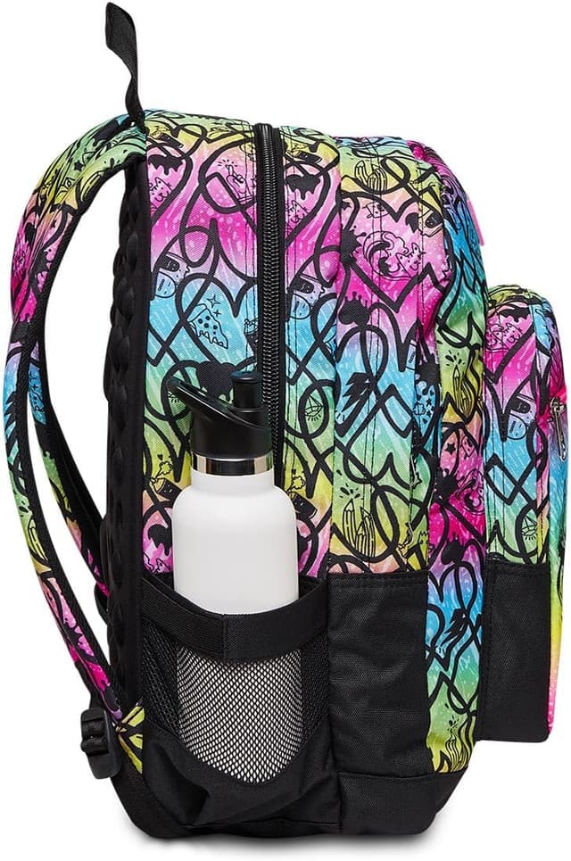 Detalle de Seven Zaino Scuola Freethink Multicolore con ring light e doppio scomparto, 34 lt