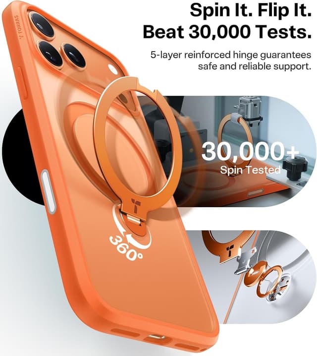 Detalle de TORRAS Ostand Q3 iPhone 17 Pro case