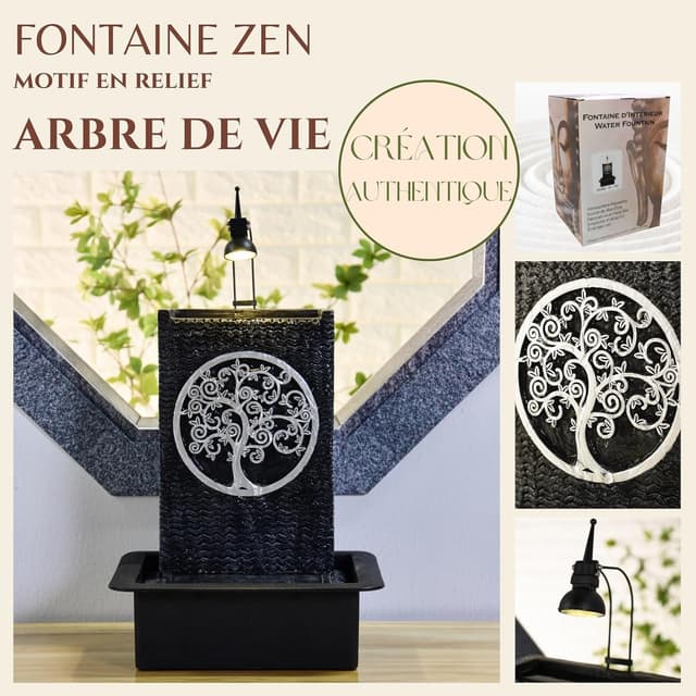 Thumbnail 1 de Fuente Interior Pared Agua, Cascada Árbol de la Vida 🌊