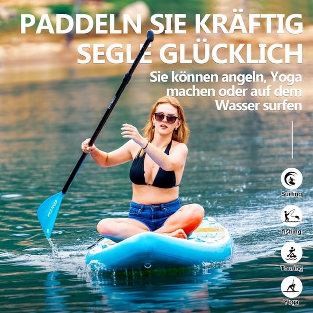Thumbnail 3 de COOLCAA Stand-Up Paddleboard 355 cm Extra Groß