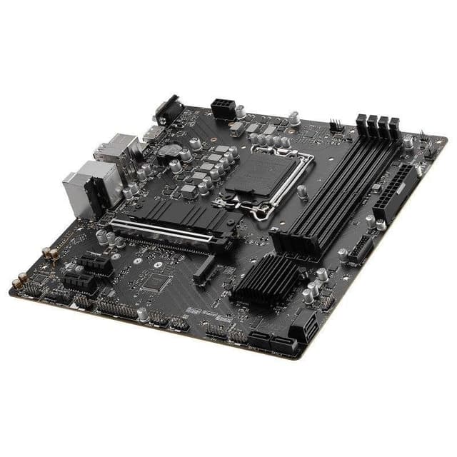 Detalle 2 de MSI PRO B760M-P (LGA 1700) placa base para PC con DDR5 y PCIe 4.0