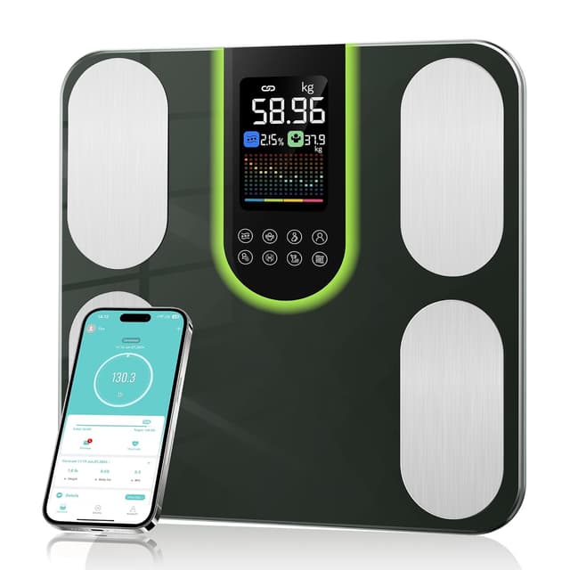 Detalle de Körperfettwaage Smart Waage 4-Elektroden BIA