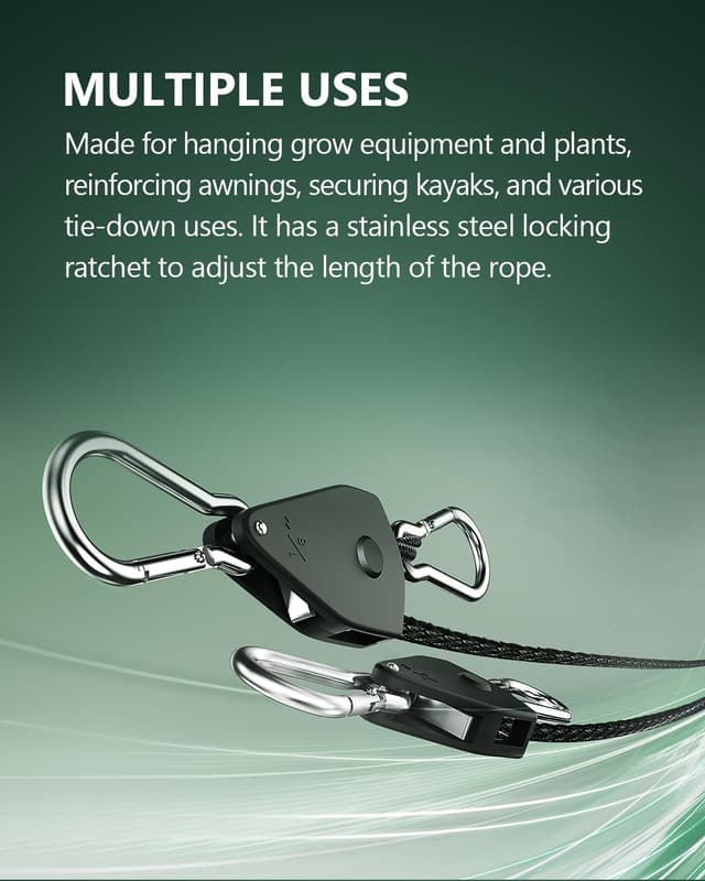 Thumbnail 1 de STAYGROW Rope Hanger 75 lb Capacity