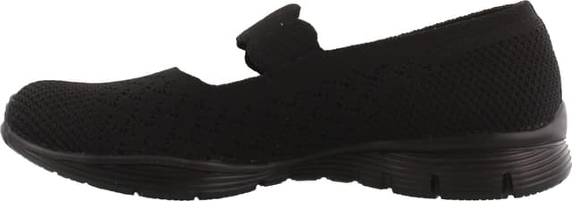 Detalle de Mesdames Skechers Seager-Power Hitter Engineered Knit Mary Jane : confort en tricot et semelle intérieure amovible