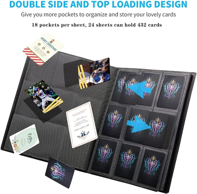 Thumbnail 1 de WAIZHIUA 9 Pocket Card Binder 432 Pockets