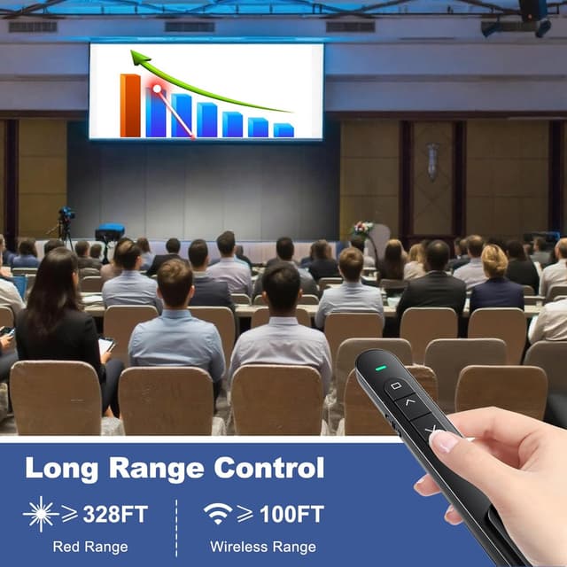 Thumbnail 4 de QUI Presentation Clicker 328ft Range